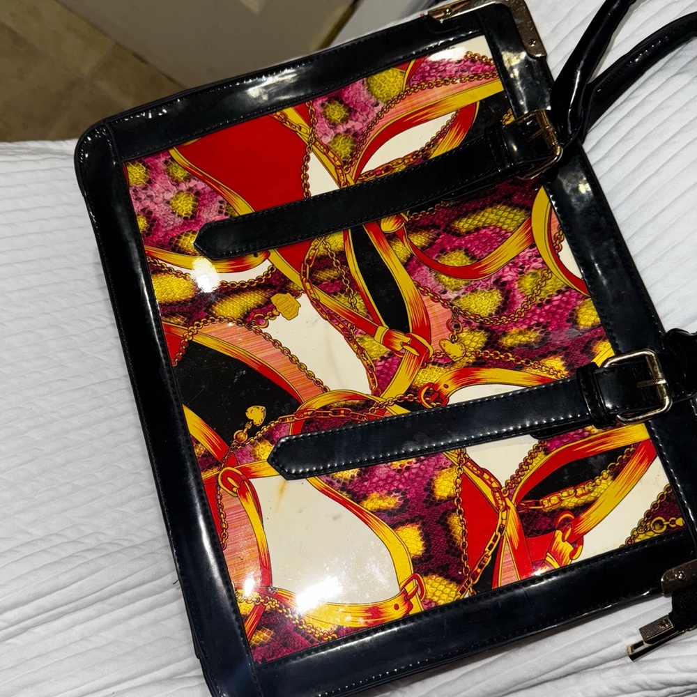 Stylish Black and Multicolor Women's Bag